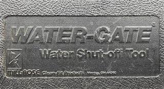 WATER-GATE 77080 WATER SHUT OFF TOOL SET OF 6 WITH CASE